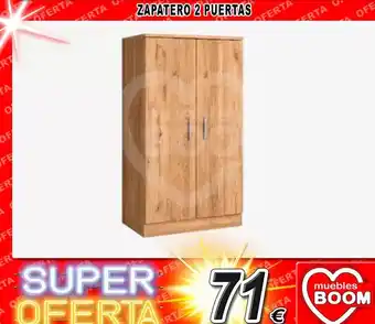Muebles Boom Zapatero 2 puertas oferta