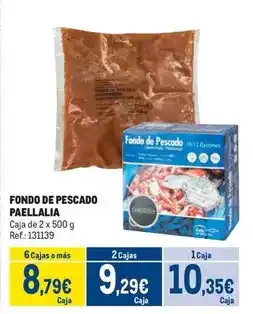 Makro Paellalia - fondo de pescado oferta