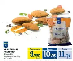 Makro Makro - mejillon tigre oferta