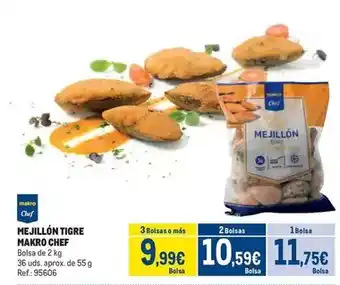 Makro Makro - mejillon tigre oferta