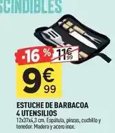 Centrakor Estuche de barbacoa 4 utensilios oferta
