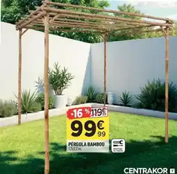Centrakor Pérgola bambou oferta