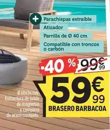 Centrakor Brasero barbacoa oferta