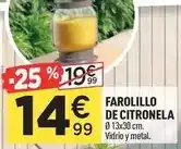 Centrakor Farolillo de citronela oferta