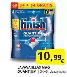 Supermercados MAS Finish - lavavajillas maq quantium oferta