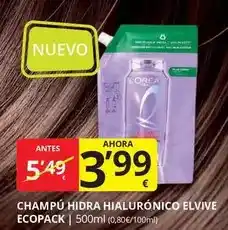Supermercados MAS L'oréal - champú hidra hialuronico elvive oferta