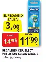 Supermercados MAS Oral b - recambio cep. elect precision clean oferta
