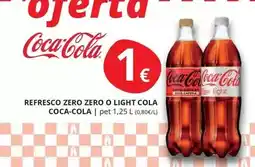 Supermercados MAS Coca-cola - refresco zero zero o light oferta