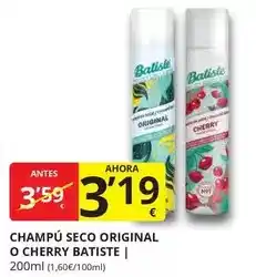Supermercados MAS Seco - champú original o cherry oferta