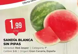 SPAR Gran Canaria Jasper - sandía blanca sin pipas oferta