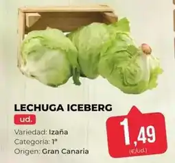SPAR Gran Canaria Origen - lechuga iceberg oferta