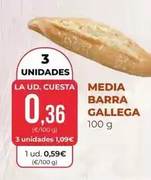 SPAR Gran Canaria Gallega - media barra oferta