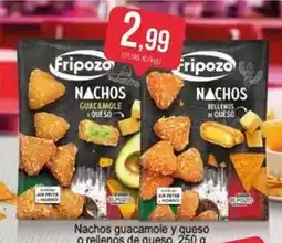 SPAR Gran Canaria Fripozo - nachos guacamole y queso o rellenos de queso oferta