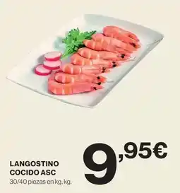 El Corte Inglés Langostino cocido asc oferta