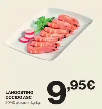 El Corte Inglés Langostino cocido asc oferta