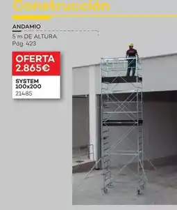 Ferri Andamio/ 5 m de altura oferta