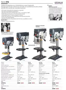Ferri Serie dq/ taladro de sobremesa con transmision por correa trapezoidal oferta