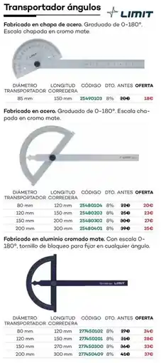 Ferri Transportador angulos oferta