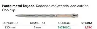 Ferri Punta metal forjado oferta