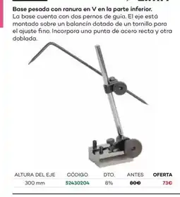 Ferri Base pesada con ranara en v en la parte inferior oferta