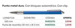 Ferri Punta metal duro. con bloqueo automático oferta