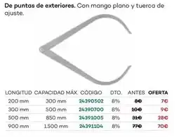 Ferri De puntas de exteriores oferta