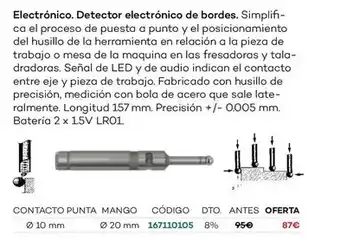 Ferri Electronico. detector electrónico de bordes oferta