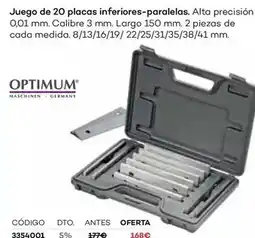Ferri Juego de 20 placas inferiores-paralelas oferta