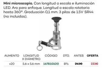Ferri Mini microscopio oferta