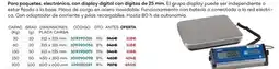 Ferri Para paquetes, electrónica, con display digital con digitos de 25 mm oferta