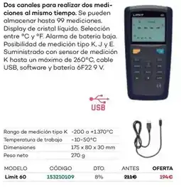 Ferri Termómetro oferta