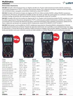 Ferri Limit - multimetro oferta