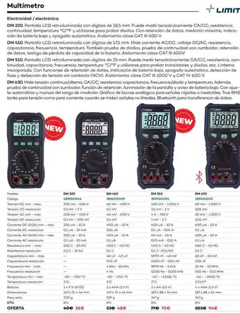 Ferri Limit - multimetro oferta