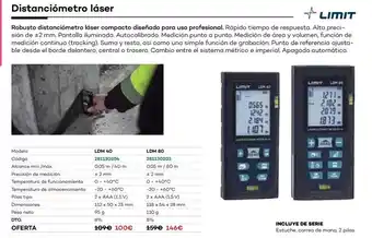 Ferri Limit - distanciometro laser oferta