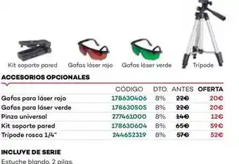 Ferri Limit - accesorios opsionales oferta