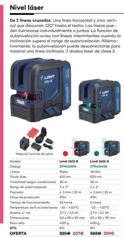 Ferri Limit - nivel laser oferta
