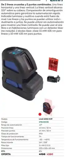 Ferri Limit - nivel laser oferta