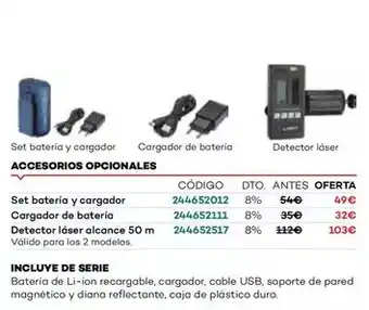 Ferri Accesorios opcionales oferta