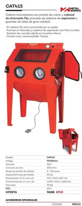 Ferri Sistema - mesa de cabra oferta