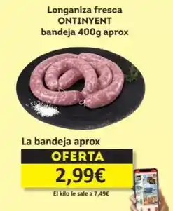 Economy Cash Ontinyent - longaniza fresca oferta