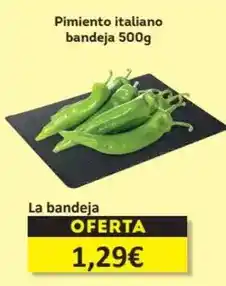 Economy Cash Pimiento italiano bandeja oferta