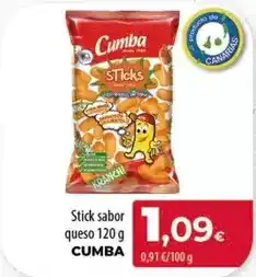 Spar Tenerife Cumba - stick sabor queso oferta