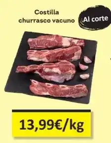 Economy Cash Costilla churrasco vacuno oferta