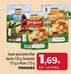 Spar Tenerife Friskies - snack para perro bon bacon oferta