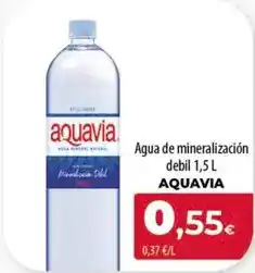 Spar Tenerife Aquavia - agua de mineralzacion debil oferta