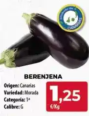 Spar Tenerife Origen - berenjena oferta