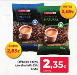 Spar La Palma Spar - cafe natural o mezcla suave almohadilla oferta