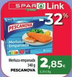 Spar La Palma Pescanova - merluza empanada oferta