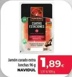 Spar La Palma Navidul - jamon curado extra lonchas oferta
