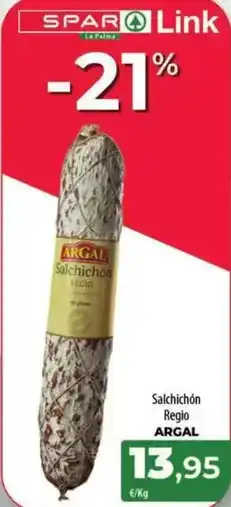 Spar La Palma Argal - salchichon regio oferta